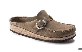 Buckley Suede Leather - Gray Taupe Narrow