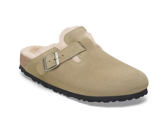 Boston Shearling Suede Leather - Taupe Regular