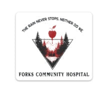 The Rain Never Stops Hospital Sticker
