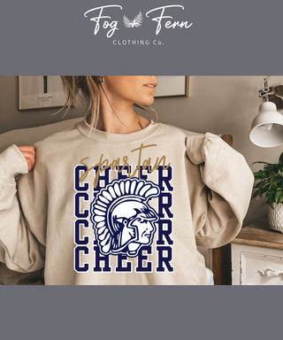 Cheer Repeat Spartan Design