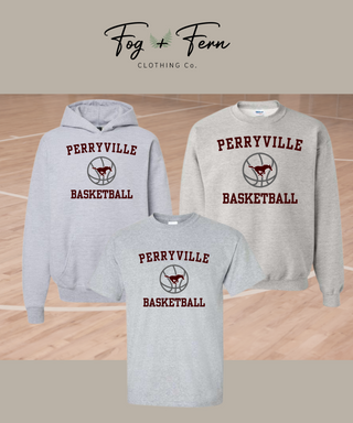 Perryville Mustangs Basketball Team Design - (Adult + Youth)