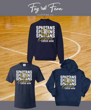 Forks Cheer Mom Basketball Design