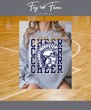 Cheer Repeat Spartan Design