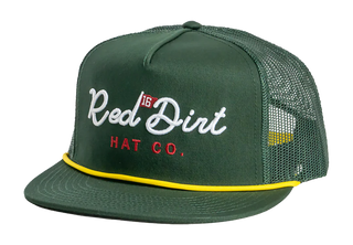 'Red Dirt Hat Company' Men's Hole In One Cap - Green / Yellow