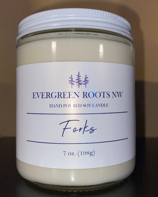 Forks, WA - 7.6 fl oz Soy Candle