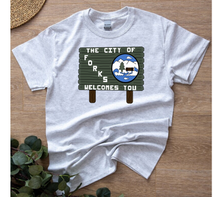 City of Forks Full Color Sign Tee