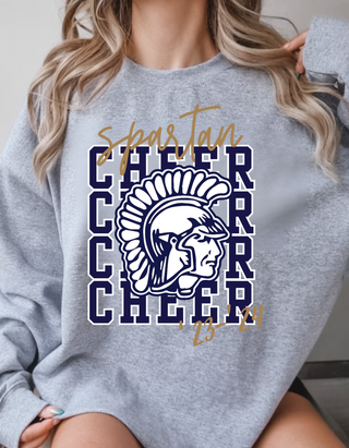 Cheer Repeat Spartan Design