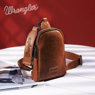 Wrangler Sling Bag/Crossbody/Chest Bag - LT Brown