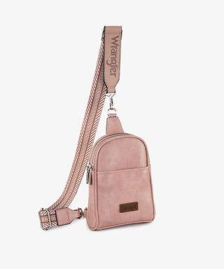 Wrangler Small Sling Bag/Crossbody/Chest Bag - Pink