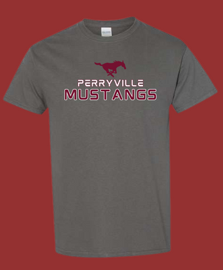 Perryville Mustang Team Shirt Design (Adult + Youth)