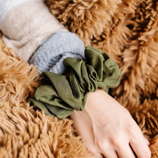 Moss Oversized Scrunchie