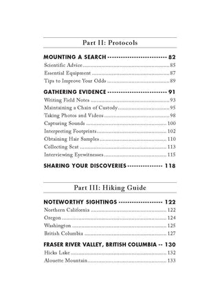 The Sasquatch Seeker's Field Manual
