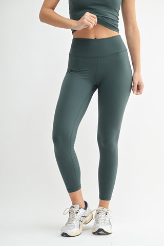 Mono B Lycra Blend Sweetheart Back Legging