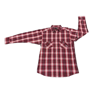 Ariat Men's Pro Series Wagner Classic Fit Rio Red Snap Button Shirt