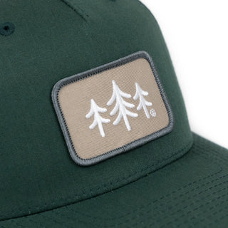 TriPine Patch Baseball Hat-Deep Spruce