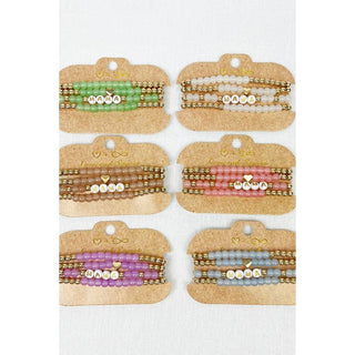 MAMA Beads Layered Soft Tone Bracelets