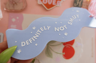 Definitely Not Smut Acrylic Bookmark