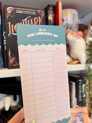 Book Rating Paper Bookmark: Green