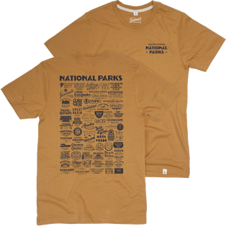 National Park Type Tee: Deep Navy / S