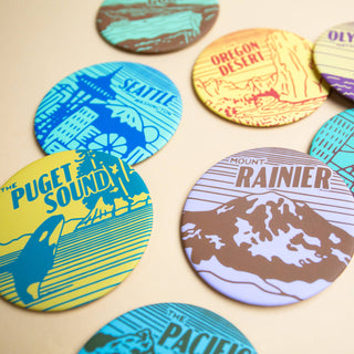 Olympic NP Cork Coaster