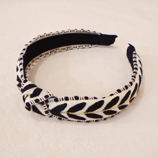 Southern French Slim Headband: Black