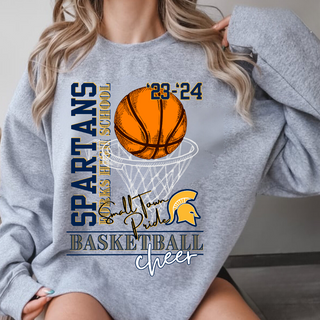 Forks Basketball Cheer Sketch Design