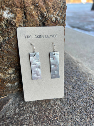 Metal Birch Earrings