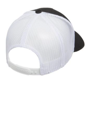 Pacific Crest Trail Snapback Hat with PCT Patch: Navy Blue on White Mesh