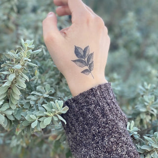 Forest Forage Temporary Tattoo- 1 pack