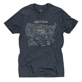 National Parks Map Tee: Conifer / L