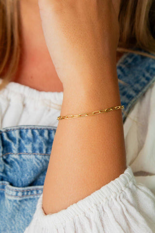 Paperclip Chain Bracelet