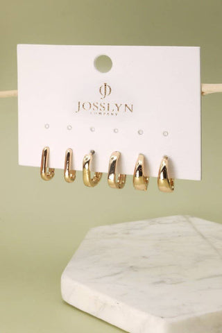 MINI TRIO HOOP EARRING SETS | GOLD