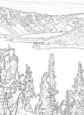 The National Parks Postcard Coloring Book