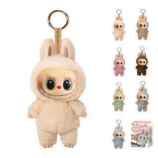 Monster Bunny Plush Doll Keychain Exciting Macaron Blind Box