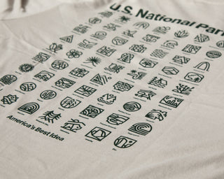 U.S. National Parks Pocket Tee: Dune / L