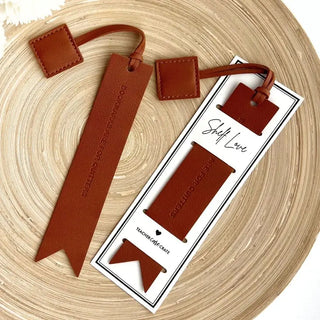 Bookmarks Are For Quitters - Vegan Leather Bookmark
