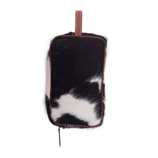 Black Cow Hide Travel Kit