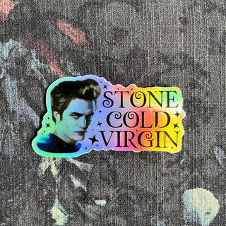 Stone Cold Virgin 3” Holo Twilight Edward Sticker