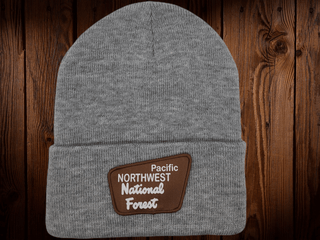 Pacific Northwest National Forest PNW Beanie: Black