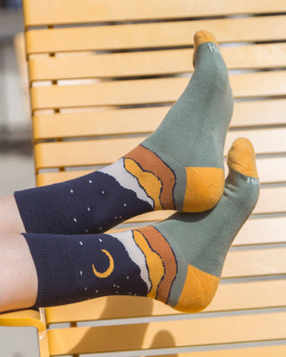 Starry Night Men's + Women's Organic  Socks | Navy