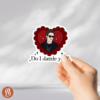 Twilight Inspired Edward Do I Dazzle You? Sticker