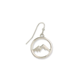 Grand Adventures Silver Mountain Earrings