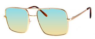 Issue Sunglasses: Gold Mirror