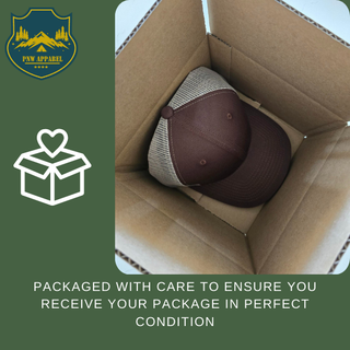 PNW Trucker Hat - National Forest Patch : Brown on Khaki