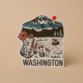 WA Mountain Lake Sticker