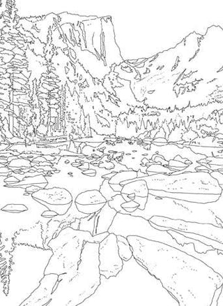 The National Parks Postcard Coloring Book