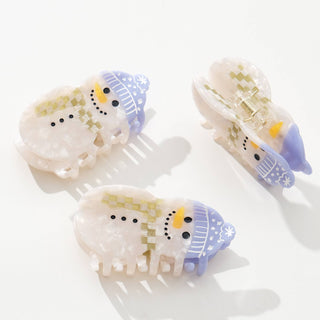 Snowman | Holiday Claw Clip