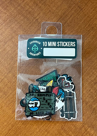 10 PC PNW Mini Sticker Pack