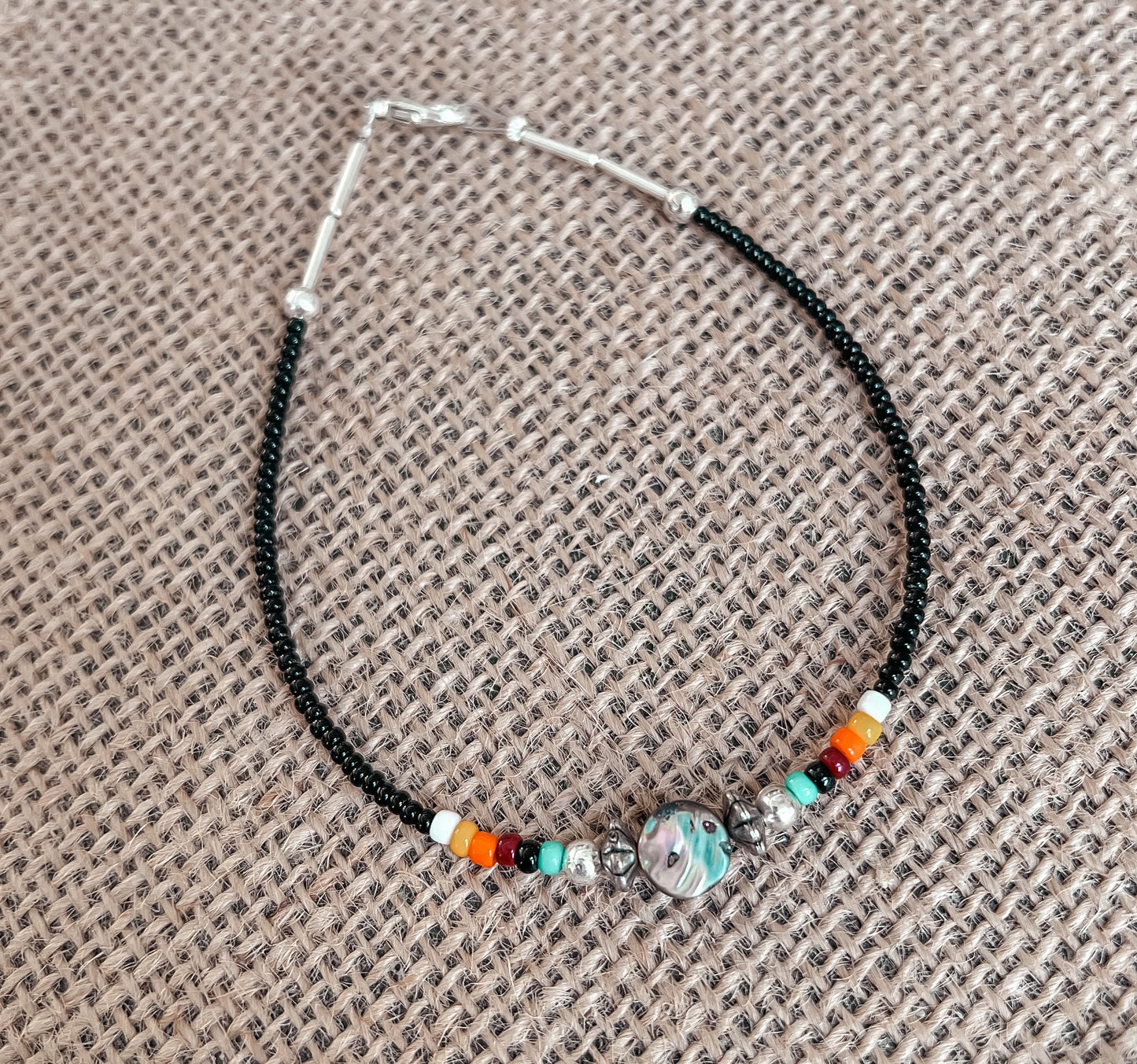 Native Hand Beaded Anklet