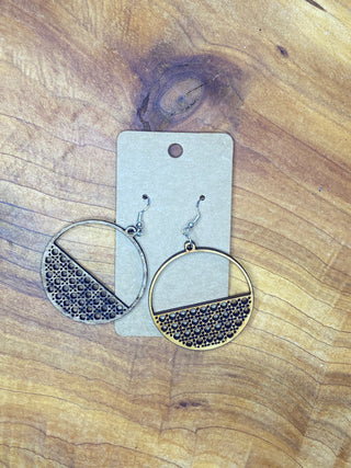 Rattan Wooden Earrings